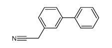2-([1,1'-biphenyl]-3-yl)acetonitrile Structure