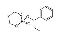 2-(1-phenylpropoxy)-1,3,2-dioxaphosphinane 2-oxide Structure