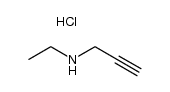 ethyl-prop-2-ynyl-amine, hydrochloride Structure