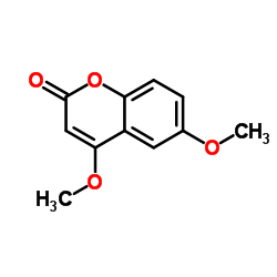 4,6-Dimethoxy-2H-1-benzopyran-2-one Structure