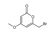 6-(bromomethyl)-4-methoxypyran-2-one Structure
