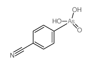 Arsonic acid,(4-cyanophenyl)- (9CI) Structure