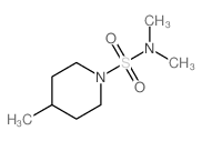 N,N,4-trimethylpiperidine-1-sulfonamide structure