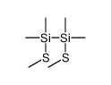 [dimethyl(methylsulfanyl)silyl]-dimethyl-methylsulfanylsilane结构式