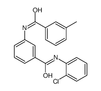 N-[3-[(2-chlorophenyl)carbamoyl]phenyl]-3-methylbenzamide结构式