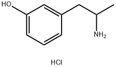 3-(2-aminopropyl)phenol hydrochloride Structure