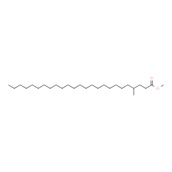4-Methylpentacosanoic acid methyl ester结构式