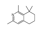 1,3,8,8-tetramethyl-6,7-dihydro-5H-isoquinoline结构式