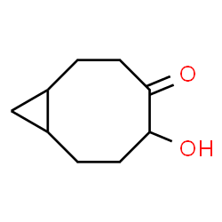 Bicyclo[6.1.0]nonan-4-one, 5-hydroxy- (9CI) Structure
