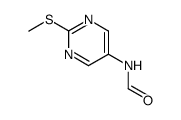 Formamide, N-[2-(methylthio)-5-pyrimidinyl]- (9CI) Structure