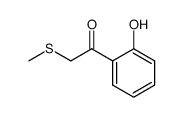 2'-Hydroxy-2-(methylthio)acetophenone Structure