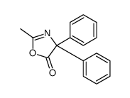 2-methyl-4,4-diphenyl-1,3-oxazol-5-one Structure