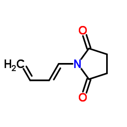 Succinimide, N-1,3-butadienyl-, trans- (7CI) structure