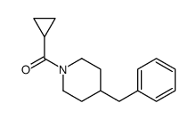 Piperidine, 1-(cyclopropylcarbonyl)-4-(phenylmethyl)- (9CI) Structure