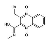 3-(bromomethyl)-N-methyl-4-oxido-1-oxoquinoxalin-1-ium-2-carboxamide结构式