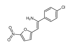 α-4-Chlorphenyl-β-2-(5-nitrofuryl)vinylamin结构式