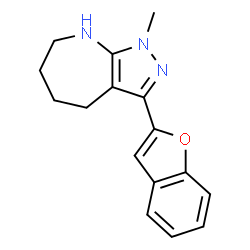 Pyrazolo[3,4-b]azepine, 3-(2-benzofuranyl)-1,4,5,6,7,8-hexahydro-1-methyl- (9CI) picture