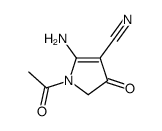 1-Acetyl-2-amino-4-oxo-4,5-dihydropyrrole-3-carbonitrile picture