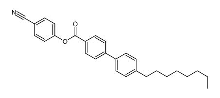 (4-cyanophenyl) 4-(4-octylphenyl)benzoate结构式