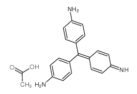 pararosaniline acetate Structure