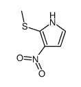 2-methylsulfanyl-3-nitro-1H-pyrrole Structure