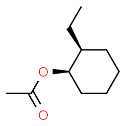 Cyclohexanol,2-ethyl-,acetate,(1R,2S)-(9CI) structure