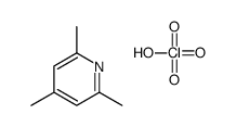 perchloric acid,2,4,6-trimethylpyridine结构式