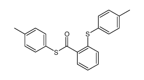 S-(4-Methylphenyl)-2-(4-methylphenylthio)-thiobenzoat结构式