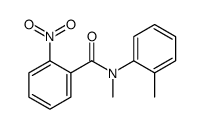 N-methyl-N-(2-methylphenyl)-2-nitrobenzamide结构式