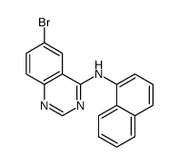 6-Bromo-N-naphthalen-1-yl-quinazolin-4-amine结构式