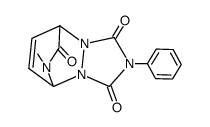 6-methyl-2-phenyl-5,8-dihydro-5,8-etheno-[1,2,4]triazolo[1,2-a][1,2,4]triazine-1,3,7-trione Structure