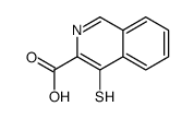 4-sulfanylisoquinoline-3-carboxylic acid Structure