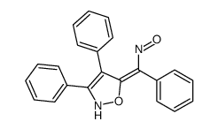 5-[nitroso(phenyl)methylidene]-3,4-diphenyl-2H-1,2-oxazole Structure