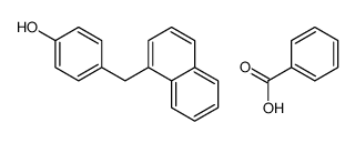 benzoic acid,4-(naphthalen-1-ylmethyl)phenol Structure