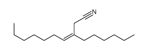 3-hexyldec-3-enenitrile Structure