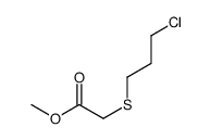 2-((3-氯丙基)硫代)乙酸甲酯结构式