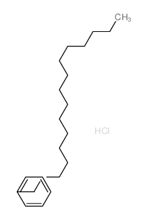 Benzenemethanamine,N-tetradecyl-, hydrochloride (1:1) Structure