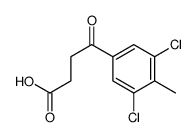 3-(3,5-Dichloro-4-methylbenzoyl)propionic acid structure