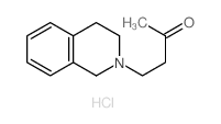 4-(3,4-dihydro-1H-isoquinolin-2-yl)butan-2-one结构式