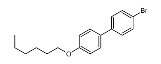 1-bromo-4-(4-hexoxyphenyl)benzene Structure