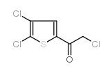 2-氯-1-(4,5-二氯-2-噻吩)-1-乙酮结构式