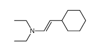 ((E)-2-Cyclohexyl-vinyl)-diethyl-amine结构式