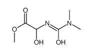 methyl 2-(dimethylcarbamoylamino)-2-hydroxyacetate结构式