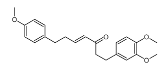 1-(3,4-dimethoxyphenyl)-7-(4-methoxyphenyl)hept-4-en-3-one Structure