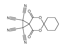 4,13-dioxo-5,12-dioxadispiro[2.2.5.2]tridecane-1,1,2,2-tetracarbonitrile结构式