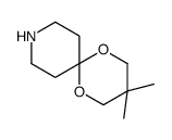 3,3-dimethyl-1,5-dioxa-9-azaspiro[5.5]undecane结构式