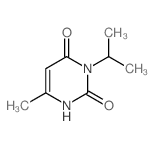 6-methyl-3-propan-2-yl-1H-pyrimidine-2,4-dione Structure