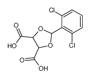 2-(2,6-dichlorophenyl)-1,3-dioxolane-4,5-dicarboxylic acid Structure