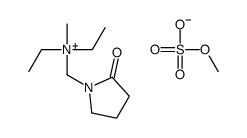 diethyl-methyl-[(2-oxopyrrolidin-1-yl)methyl]azanium,methyl sulfate Structure