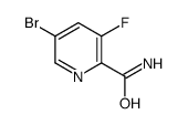 5-bromo-3-fluoropicolinamide structure